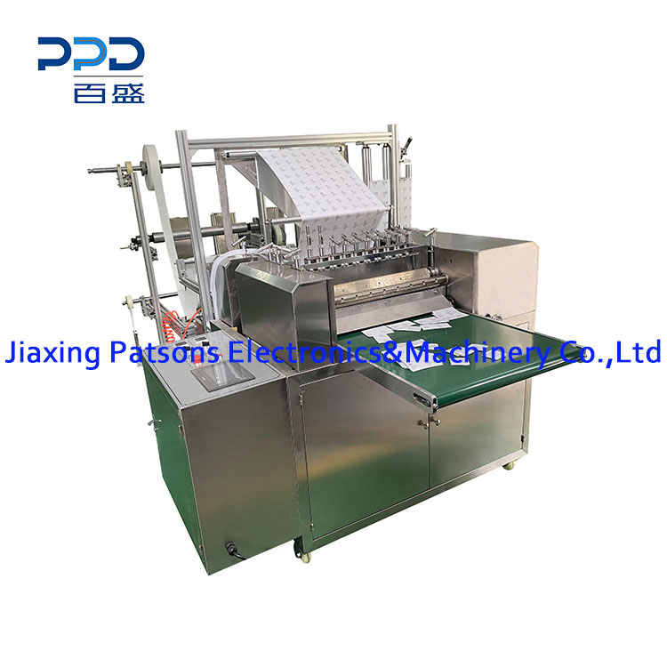 High Speed Automatic 10 Lanes Alcohol Prep Pad Packaging Machine, PPD-10L800